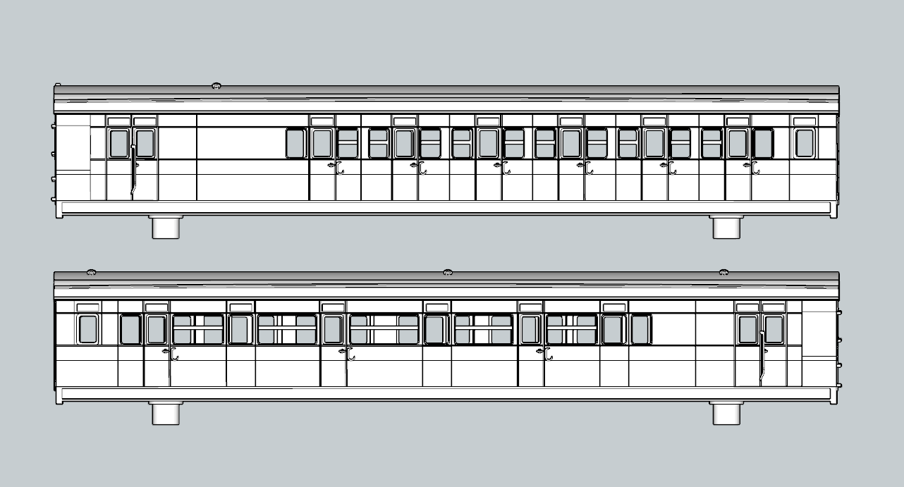 (image for) (N) LSWR Ironclad 2-Set Coach Bundle